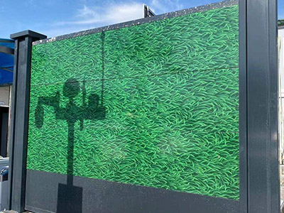 彩钢围挡案例 - 河北欧金交通防护设施有限公司图片2